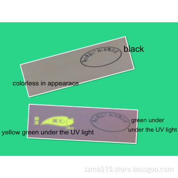 Solvent Based UV Fluorescent Ink